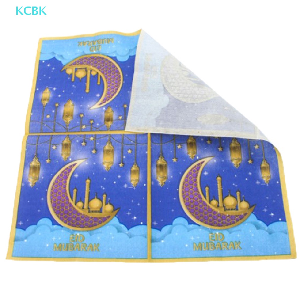 Bộ 20 Khăn Giấy In Chữ Eid Mubarak Ramadan