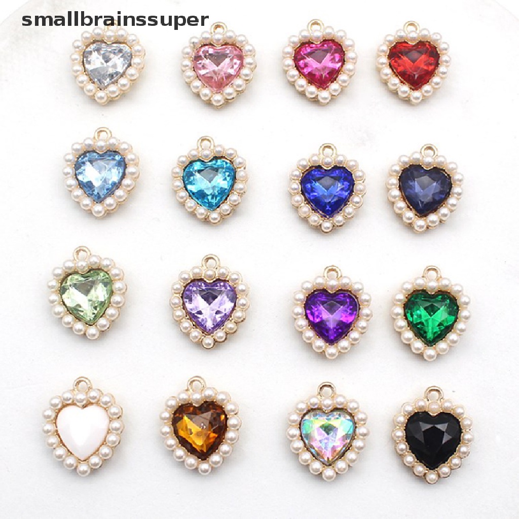 Mặt Dây Chuyền Ngọc Trai Hình Trái Tim 21 * 18MM DIY Dành Cho Trang Trí Đám Cưới