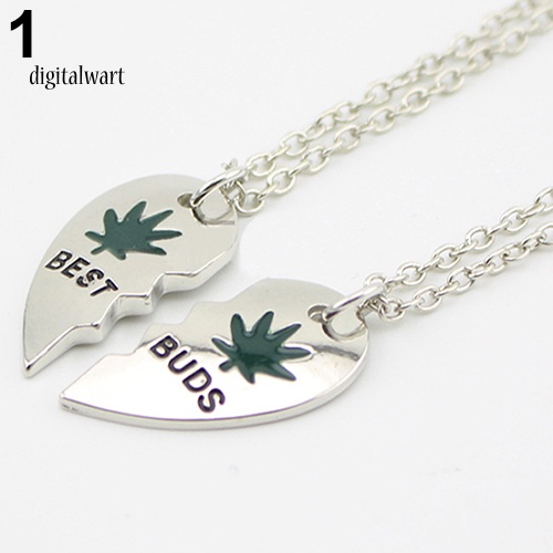 Kỹ Thuật Số| Vòng cổ Mặt Hình Lá Cây Trái Tim Unisex