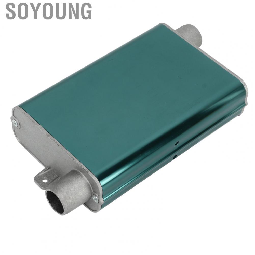 Soyoung Air Heater Exhaust Silencer  Reduce Noise 24mm Parking Pipe Muffler Heatproof High Strength for Repair