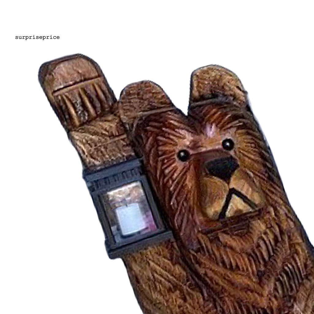 Mô Hình Gấu Bằng Resin Tổng Hợp Resin Tổng Hợp Chạm Khắc Thủ Công Tinh Tế Trang Trí Nhà Cửa / Sân Vườn