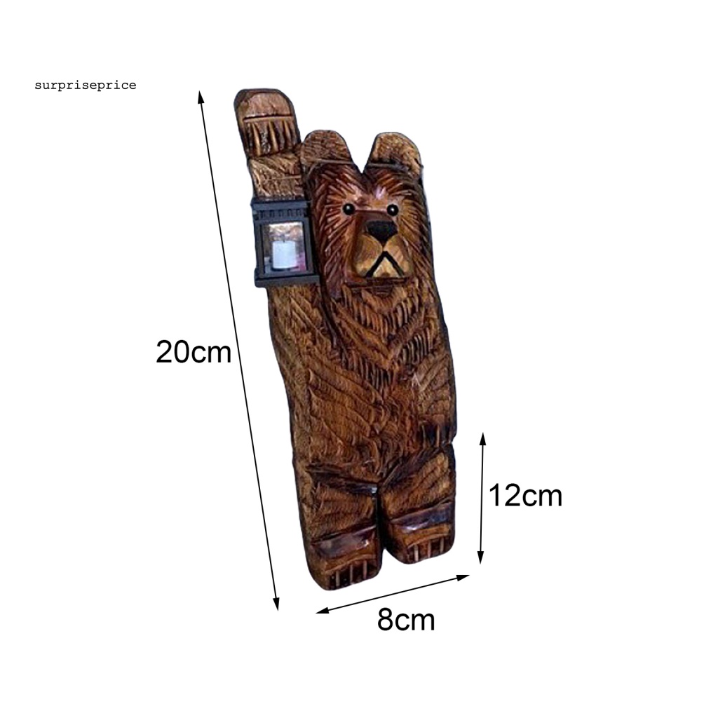 Mô Hình Gấu Bằng Resin Tổng Hợp Resin Tổng Hợp Chạm Khắc Thủ Công Tinh Tế Trang Trí Nhà Cửa / Sân Vườn