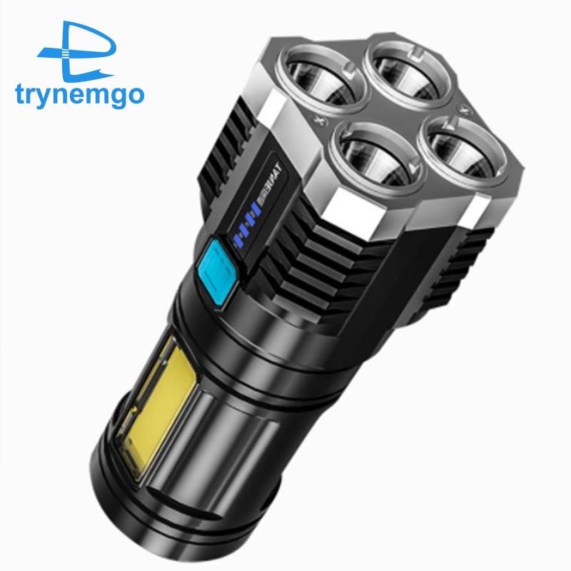 Đèn Led 4 Bóng Gắn Hông Xe Đạp