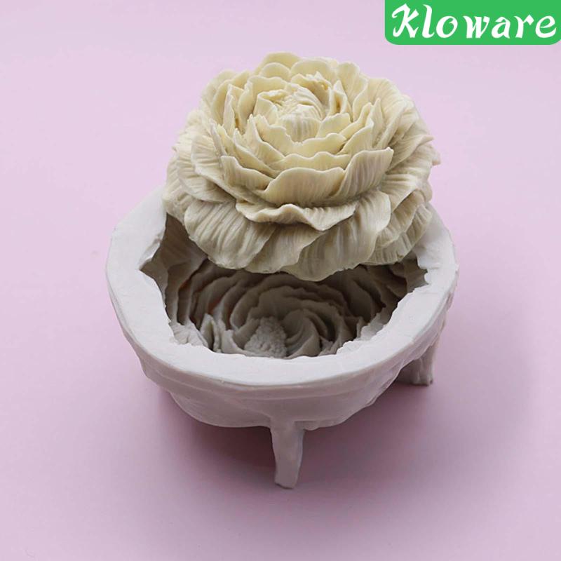 Mô Hình Hoa Mẫu Đơn Bằng Silicone Epoxy Resin DIY