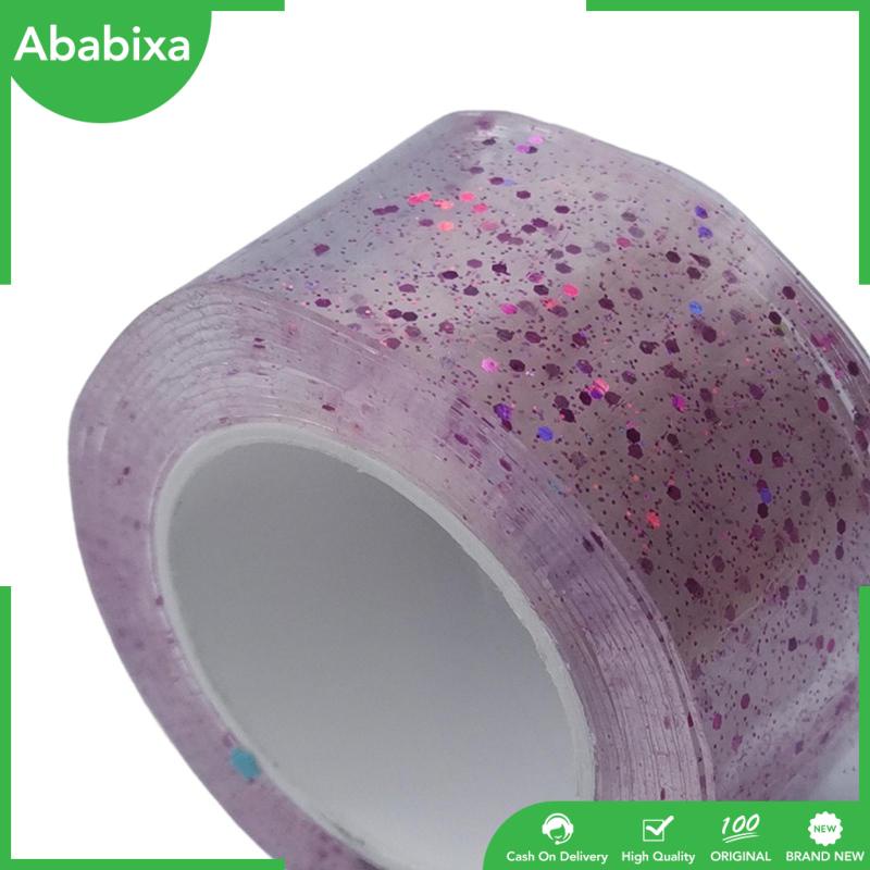 Băng Keo Nano Trong Suốt Lấp Lánh Không Để Lại Dấu Vết Vui Nhộn Để Thổi Bong Bóng DIY