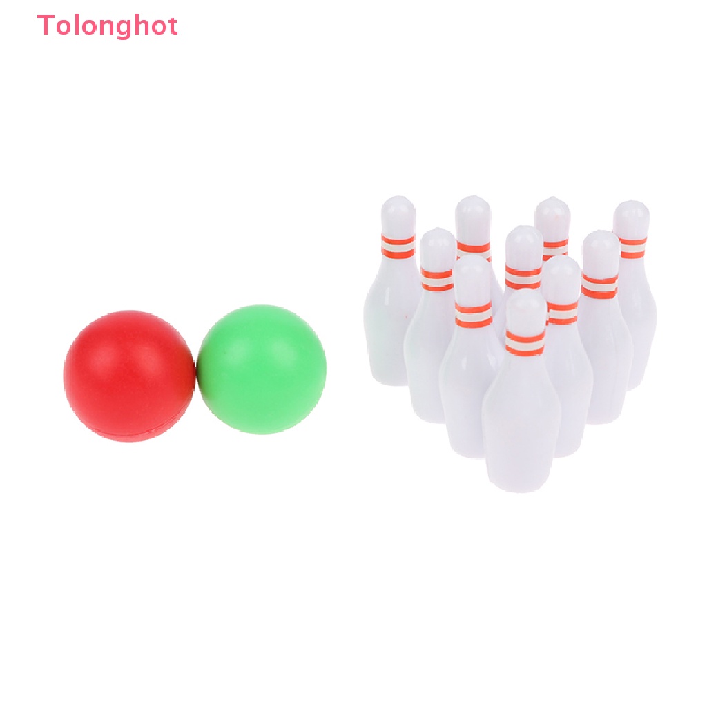 Bộ Đồ Chơi Bowling Mini Tỉ Lệ 1: 12 Dành Cho Nhà Búp Bê