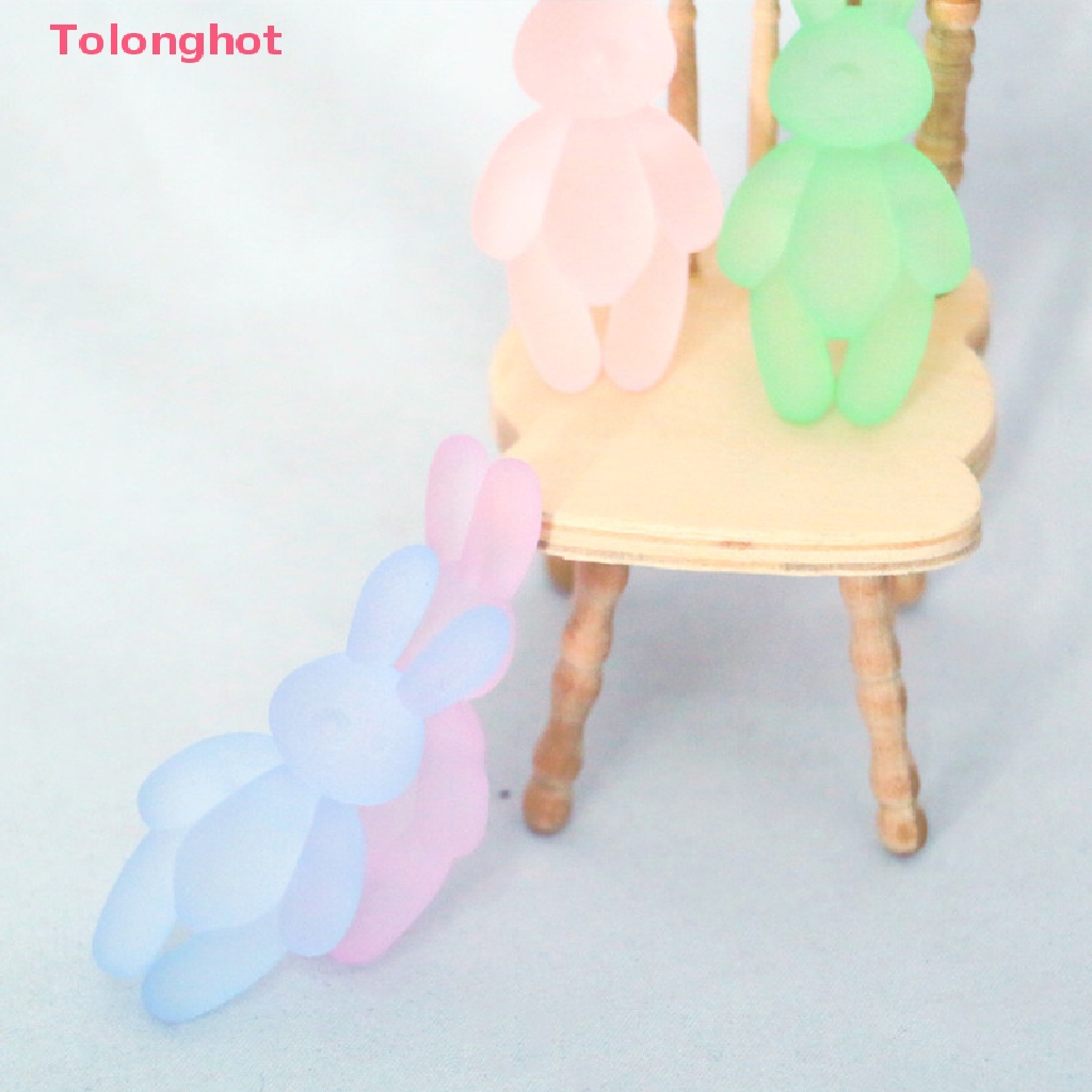 Bộ 4 Món Gối Hình Thỏ Hoạt Hình Trang Trí Nhà Búp Bê