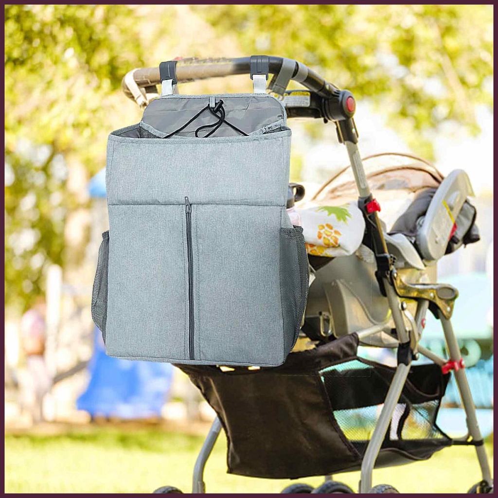 Túi Đựng Tã Lót Treo Nôi Em Bé Có Ngăn Chia Tiện Lợi