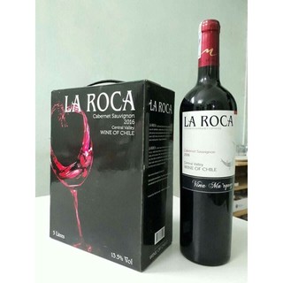 Vang bịch Chile La Roca đỏ 3 Lít nhập khẩu chính hãng
