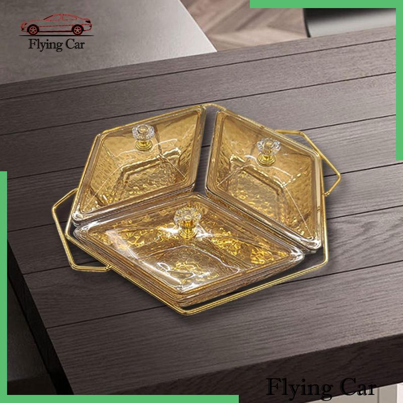 Đĩa Thủy Tinh Đựng Thức Ăn Vặt Đơn Giản Cho Phòng Khách / Tiệc Tùng Lzdjfmy2