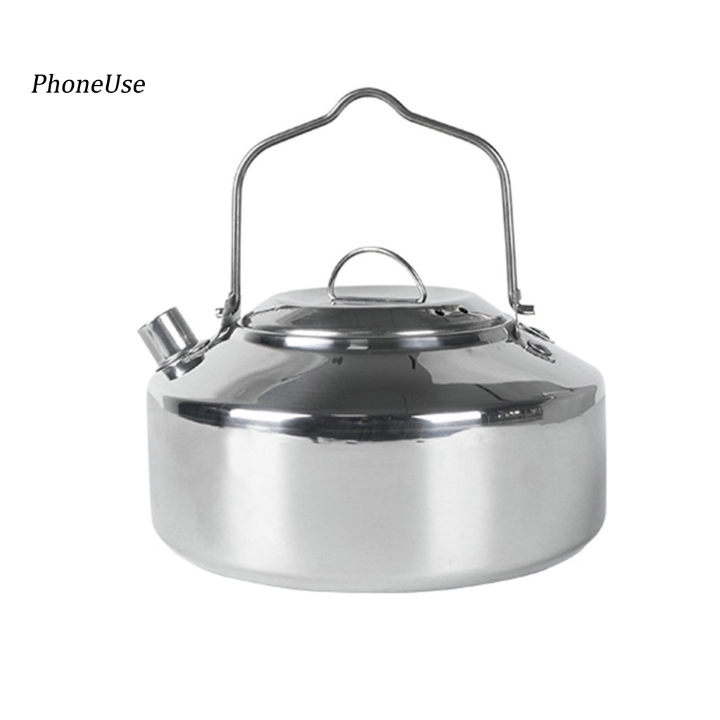 Pu Ấm Đun Nước Bằng Thép Không Gỉ Siêu Nhẹ Chống Trượt Không Mùi Dung Tích Lớn
