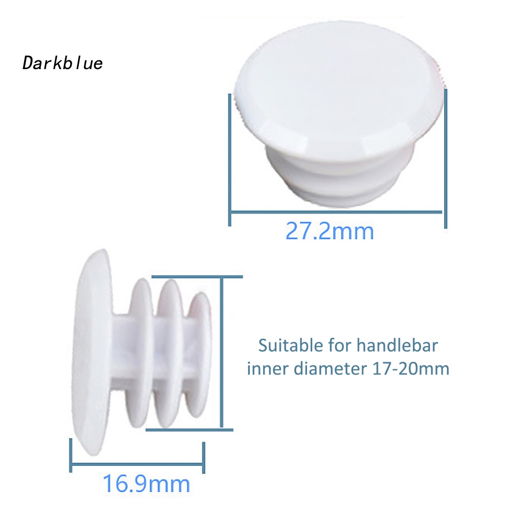 Bộ 2 Nút Chặn Tay Lái Xe Đạp Leo Núi 17-22mm Bằng Cao Su