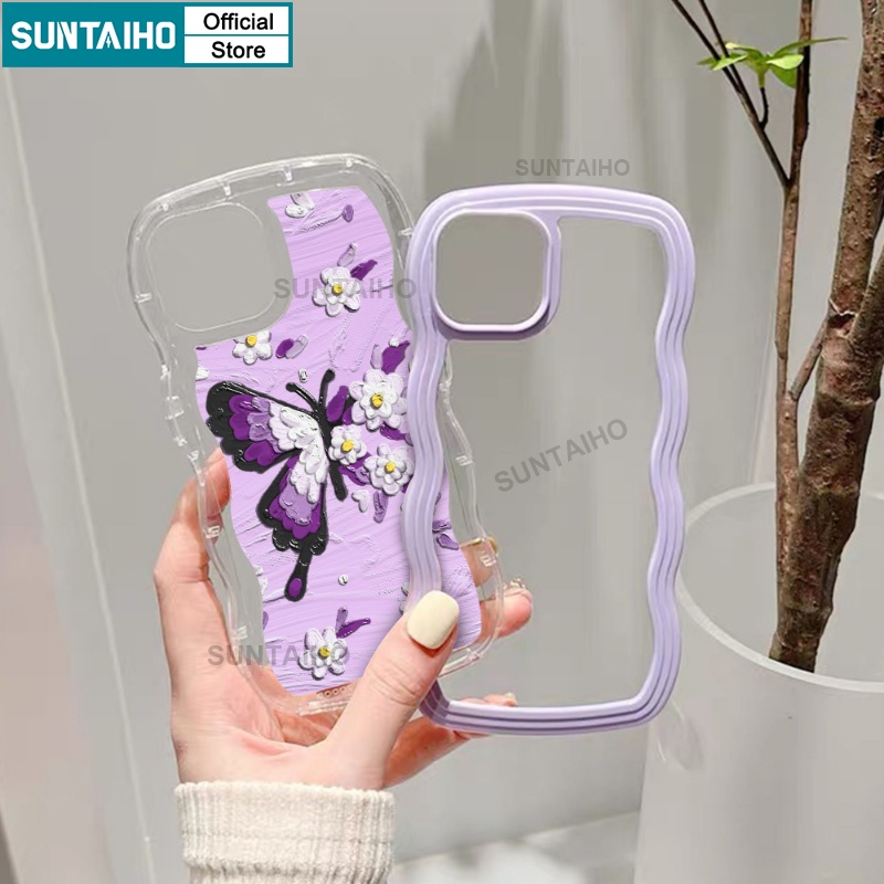 Suntaiho ốp lưng tranh sơn dầu Ốp Điện Thoại Mềm Chống Sốc 2 Trong 1 Cho IPhone 11 Pro Max 14 Pro Max 12 13 Pro XR XS Max 7 Plus 8 Plus
