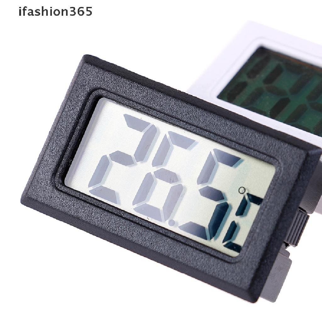 1 Máy Đo Nhiệt Độ / Độ Ẩm Màn Hình LCD Kỹ Thuật Số Mini Thời Trang ifashion365