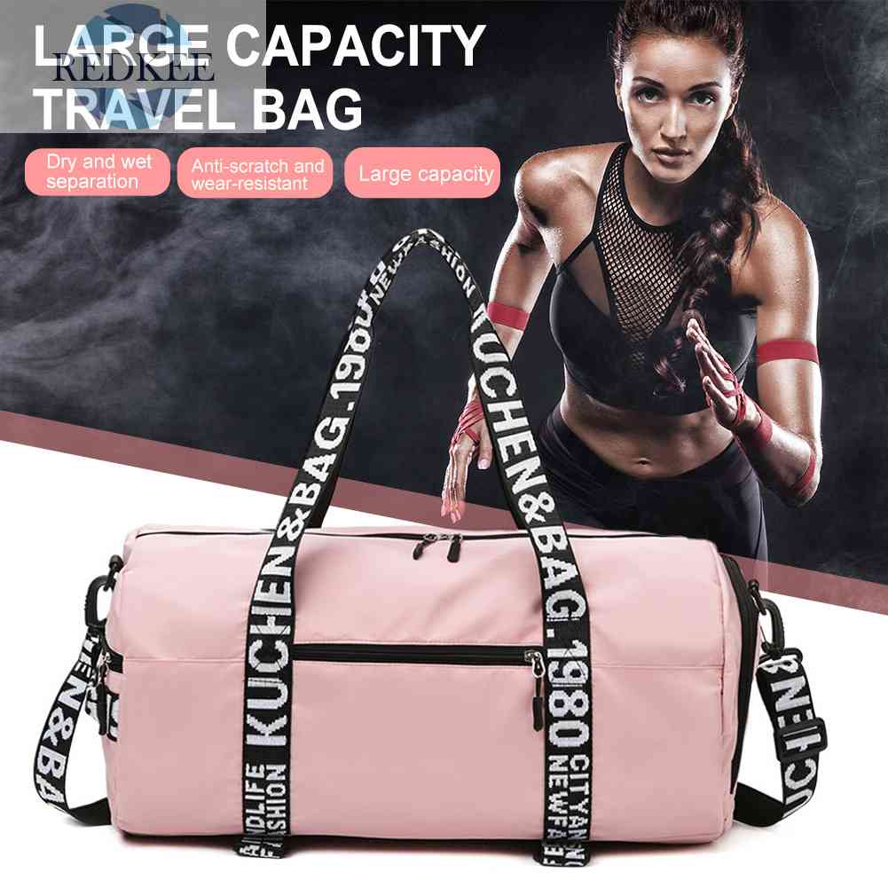Túi Đựng Đồ Tập Thể Thao Sức Chứa Lớn Chia Ngăn Khô / Ướt Tiện Dụng Cho Nam Và