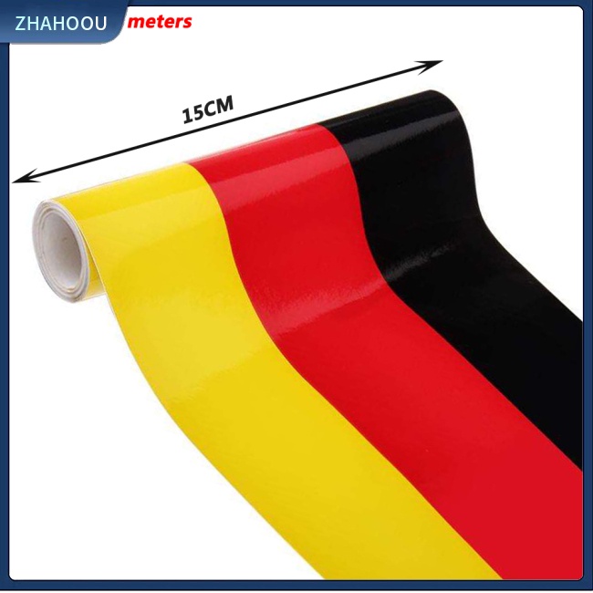 ☃Phụ Kiện Trang Trí Nhà Cửa Độc Đáo Sáng Tạo☃ Miếng Dán Trang Trí Xe Hơi Họa Tiết Kẻ Sọc 3 Màu Sắc