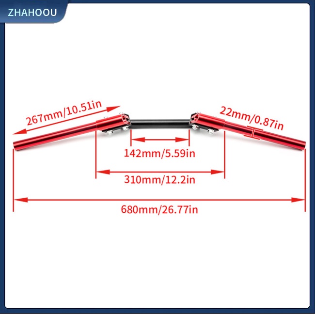 ☃Phụ Kiện Trang Trí Nhà Cửa Độc Đáo Sáng Tạo☃ Tay Lái Tích Hợp Vòi Bằng Hợp Kim Nhôm Cho Xe Mô Tô Cg125