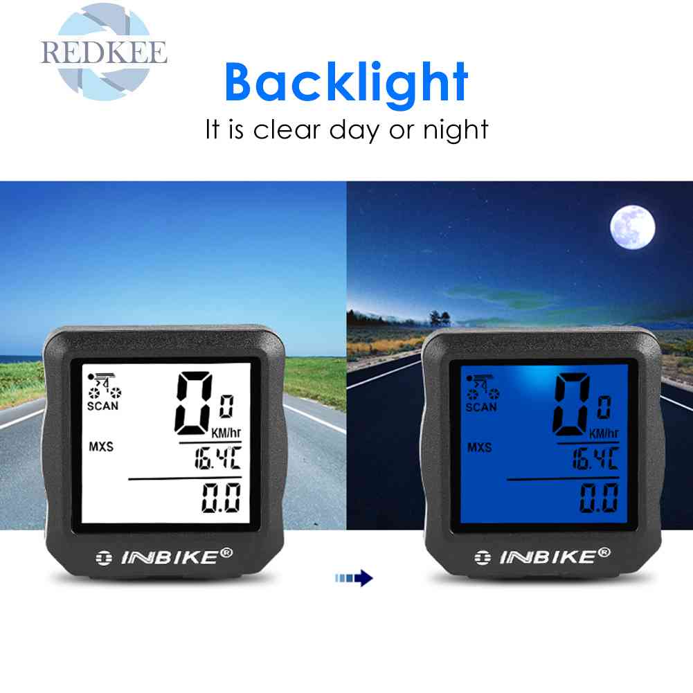 Đồng Hồ Bấm Giờ Màn Hình LCD Cho Xe Đạp Leo Núi