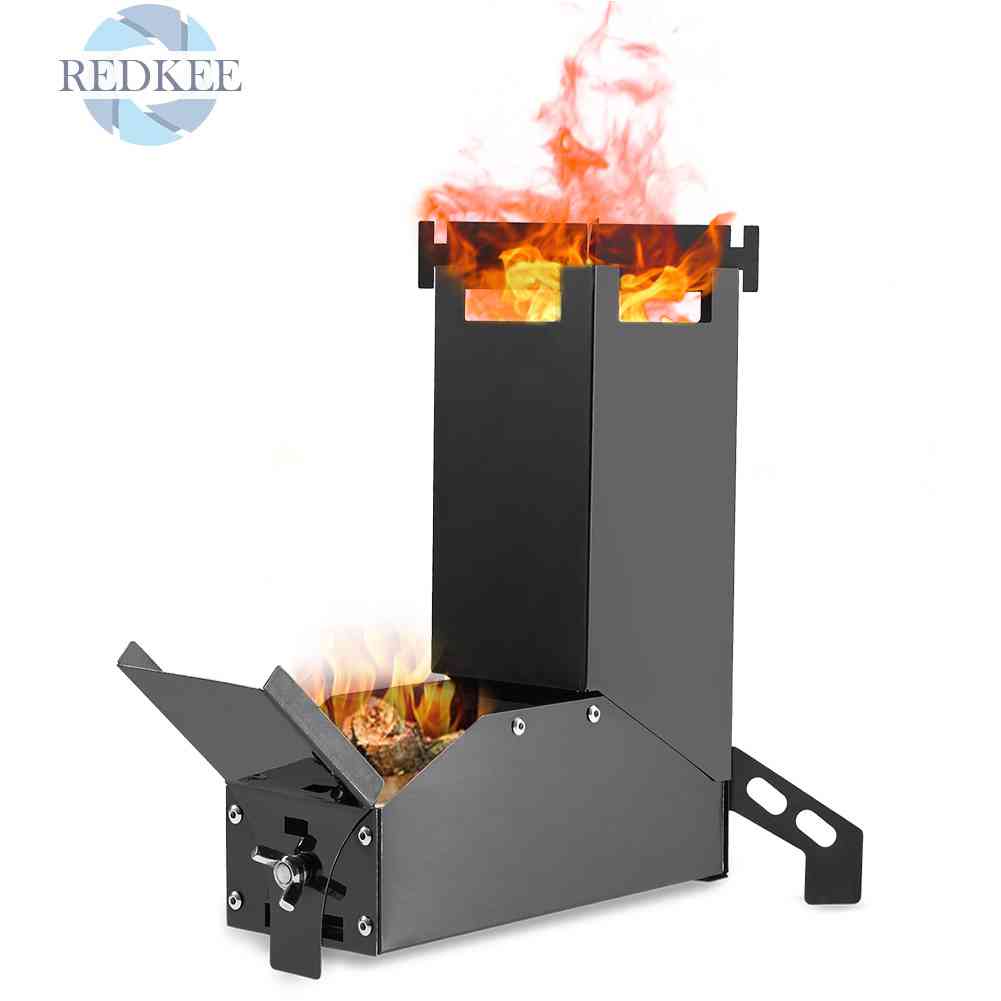 Bếp Lò Bằng Thép Không Gỉ Tiện Dụng Khi Đi Cắm Trại