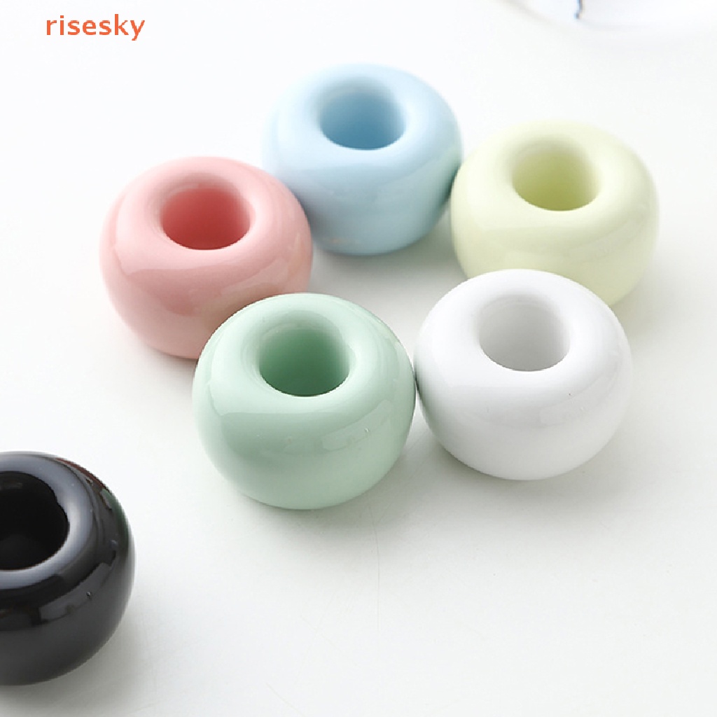 Giá Đỡ Bàn Chải Đánh Răng Mini Bằng Sứ Tiện Dụng Cho Phòng Tắm