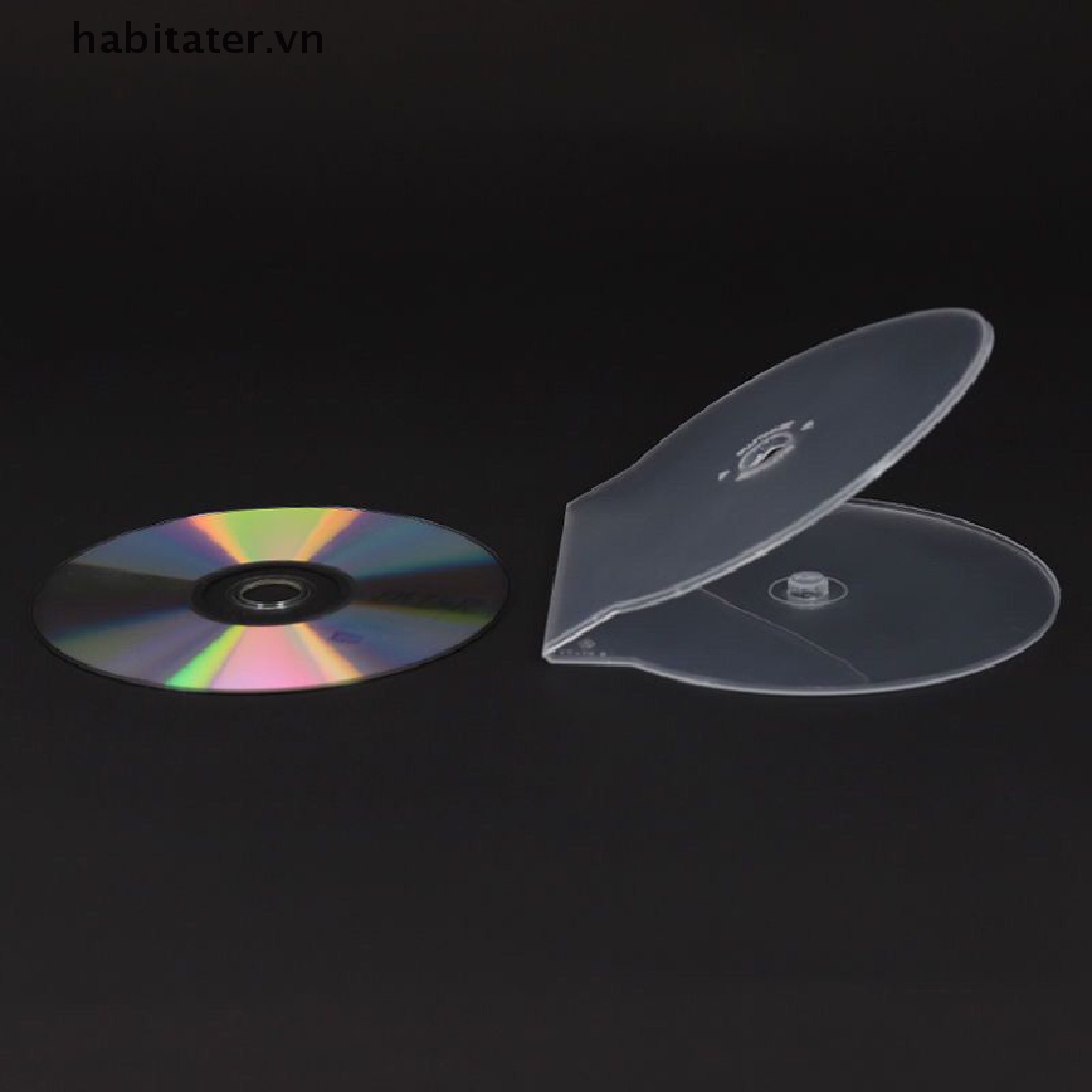 Set 1 / 3 Hộp Nhựa Trong Suốt Đựng Đĩa CD DVD Tiện Dụng