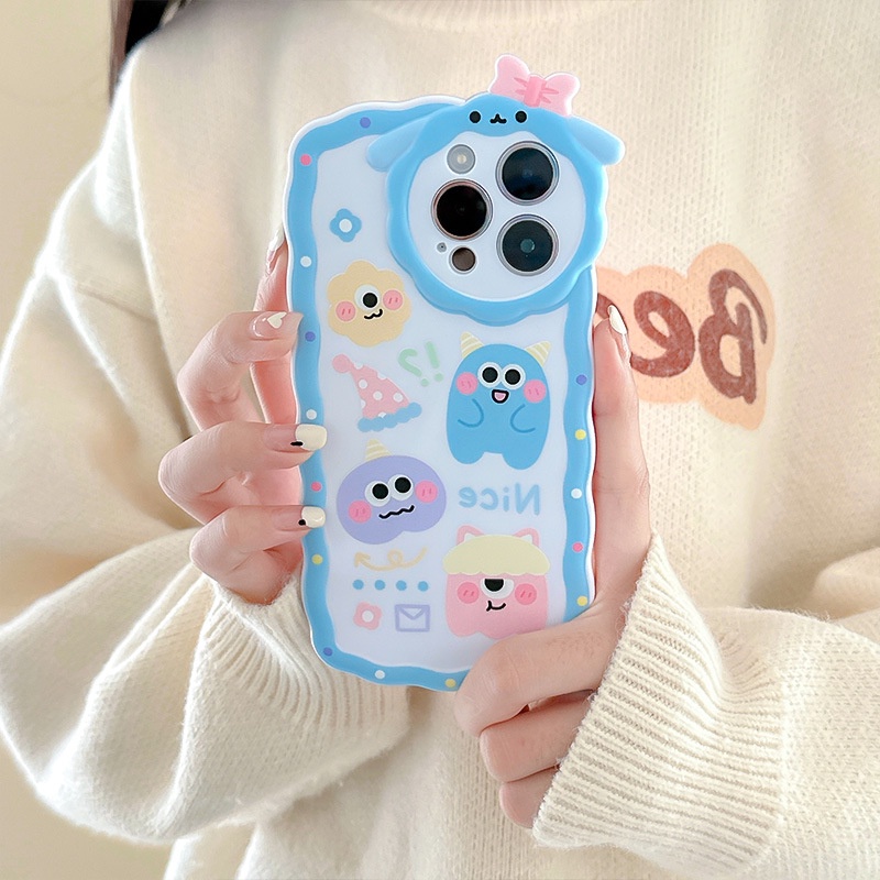 Ốp Điện Thoại Hình Chú Cừu Hoạt Hình Phong Cách Hàn Quốc Cho iphone14promax / 13 / 12 / 11 / 7 / 8plus