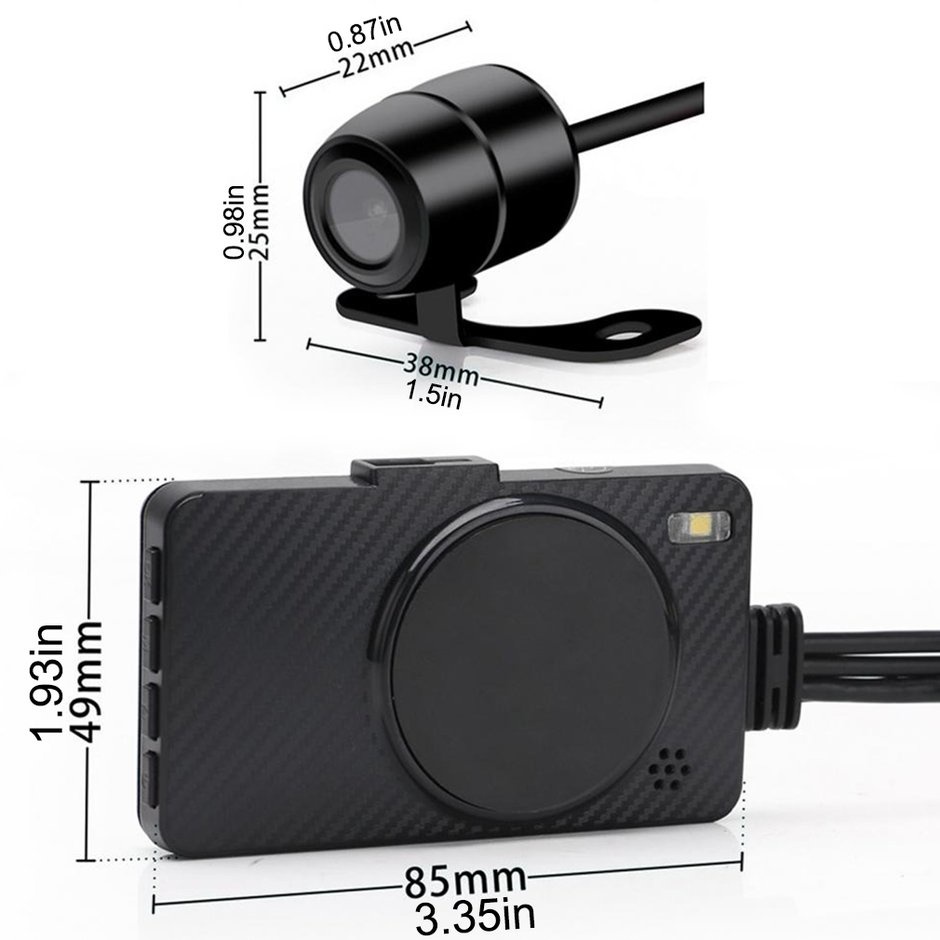 Máy ghi xe máy ghi xe máy ghi hình HD không thấm nước SE300