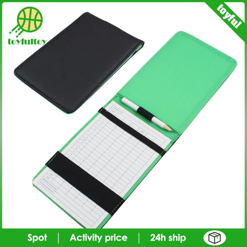 Bao Da Đựng Sách Ghi Điểm Chơi Golf Score