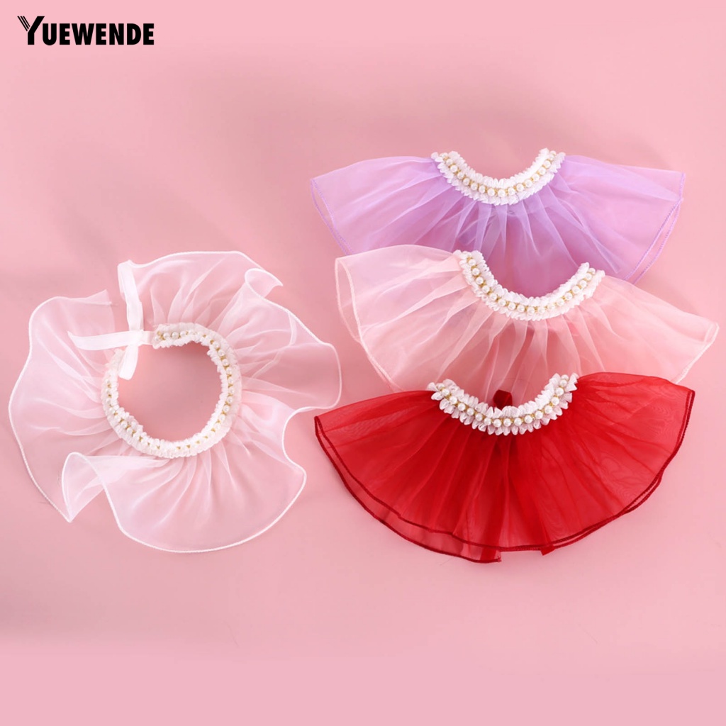 Ye.b Vòng Cổ Mềm Mại Màu Sắc Tươi Sáng Dễ Thương Cho Thú Cưng