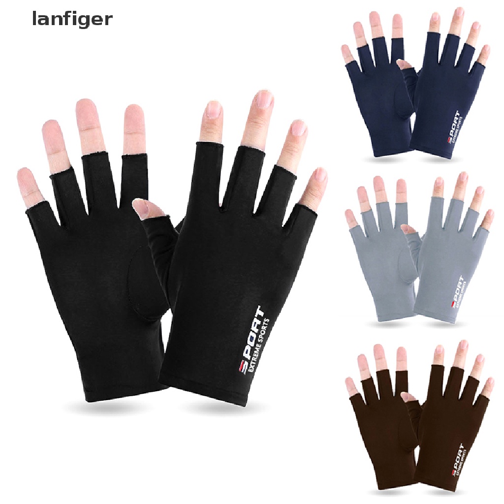 Găng Tay Câu Cá Chống Tia UV / Trượt Thời Trang Xuân Hè Cho Nam Và Nữ