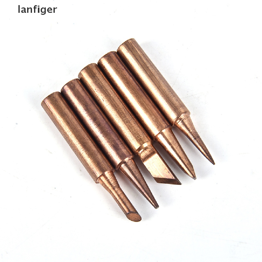 Set 5 Đầu Mũi Hàn 900M-T Bằng Đồng Nguyên Chất Không Chì