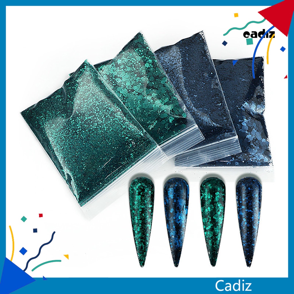 Hộp Sequin Lấp Lánh 50g Dùng Trang Trí Móng Tay Nghệ Thuật DIY