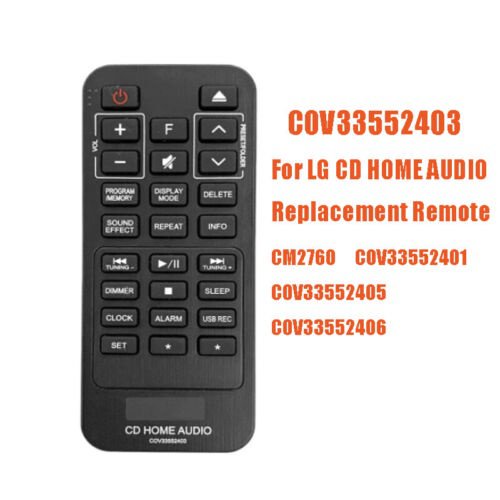 Vỏ Bọc Hộp Sạc Tai Nghe Micro COV Cao Cấp Tiện Lợi Dễ Sử Dụng33552403Điều Khiển Từ Xa Thay Thế Hệ Thống Âm Thanh CM2760 HI-FI Cho LG Mới