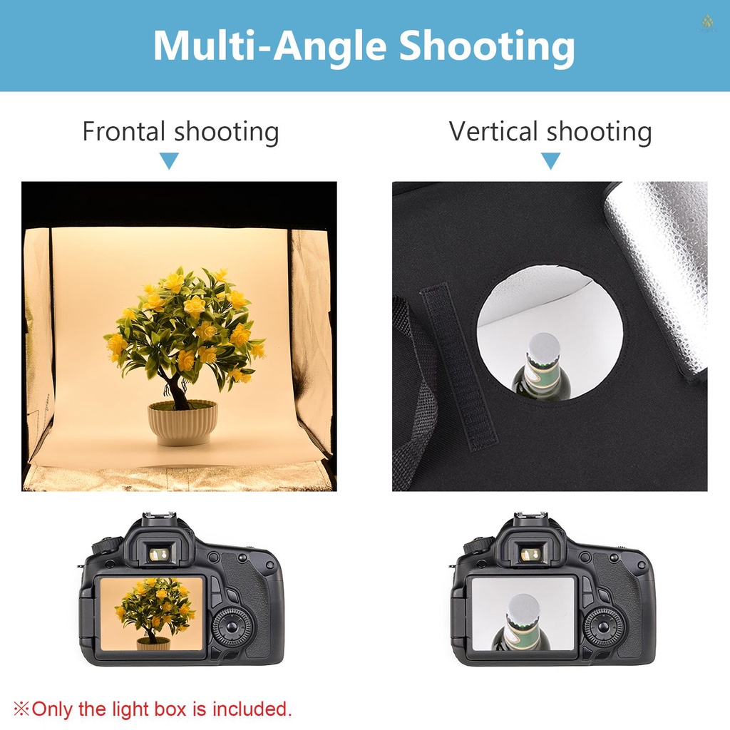 Hộp Đèn LED Chụp Ảnh Mini 40 * 40 * 40CM 144 Bóng 2800-5800K Có Thể Điều Chỉnh Nhiệt Độ