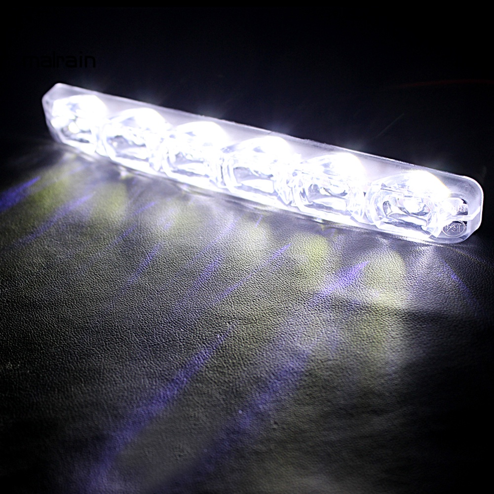 Bộ 2 Đèn Tín Hiệu DRL Chống Thấm Nước Chuyên Dụng Cho Xe Hơi