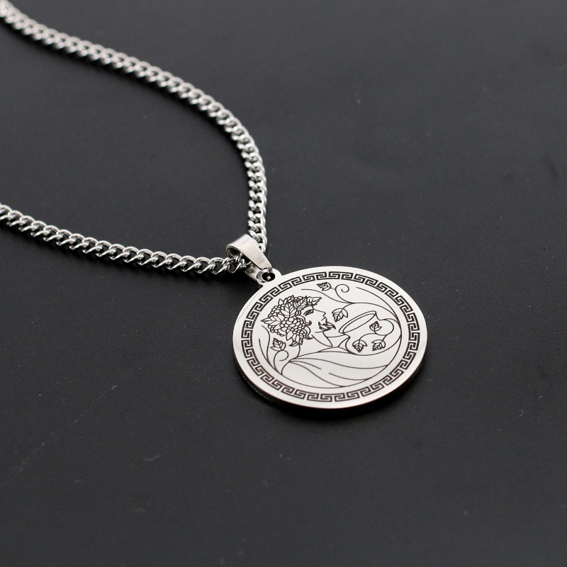 Z Vòng cổ Bằng Thép Titan Không Gỉ Phong Cách Hip Hop Rock Cá Tính