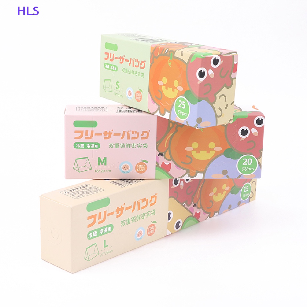 [HLS] Túi Zip Bảo Quản Thực Phẩm Tươi Mới Có Thể Tái Sử Dụng
