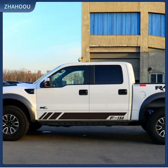 ☃Nhà Cửa☃ Miếng Dán Trang Trí Cửa Xe Hơi Ford Raptor F-150 Bằng Chất Liệu Vinyl