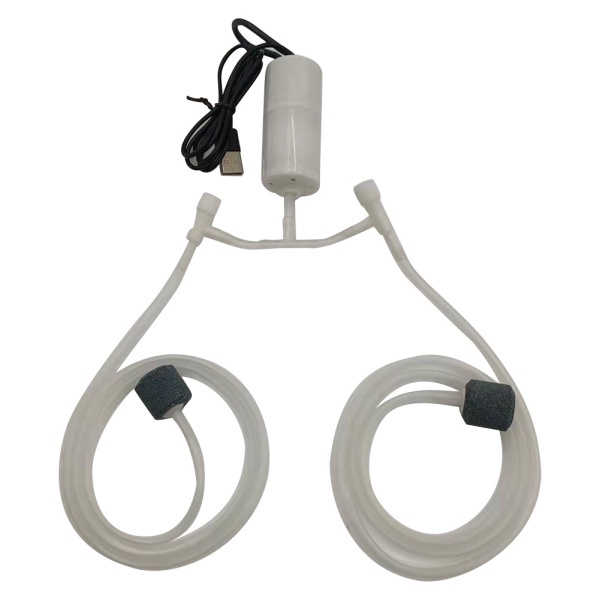 Máy Bơm Oxy Mini Sạc Usb Siêu Êm Cho Bể Cá