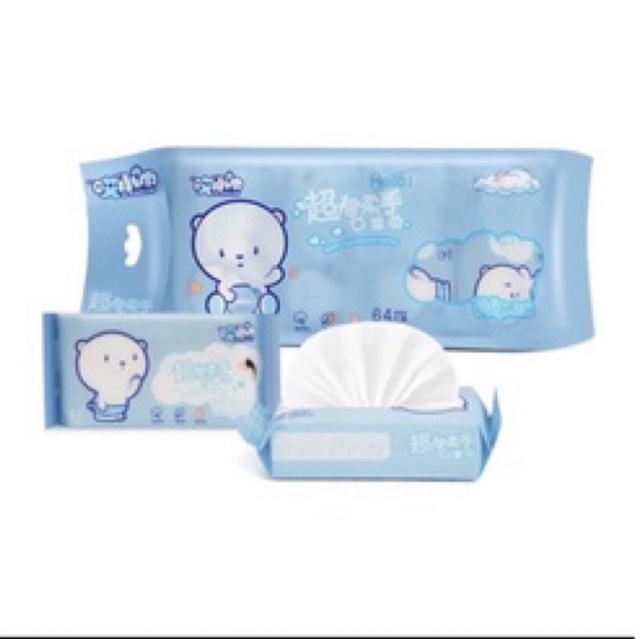 Set 8 gói  Khăn Ướt Mini Bỏ Túi Du Lịch Tiện Lợi