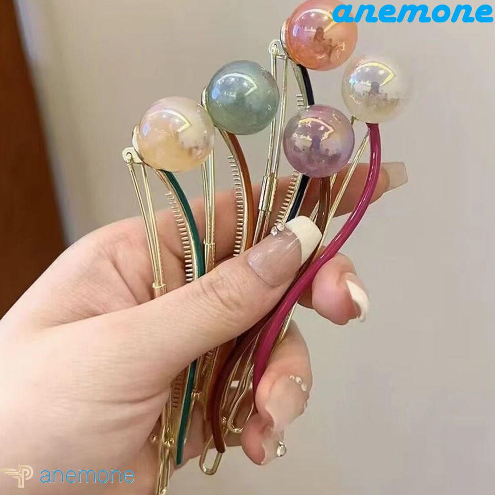 Kẹp Tóc Hình Kẹo Mút Bằng Hợp Kim Màu Sắc Ngọt Ngào Phong Cách Hàn Quốc Cho Nữ