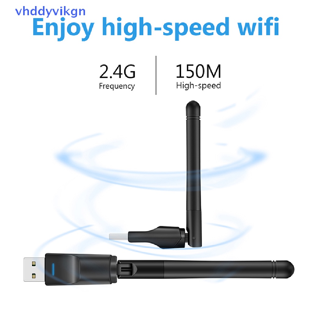 Usb Thu Sóng WiFi 150Mbps Cho Máy Tính, Laptop