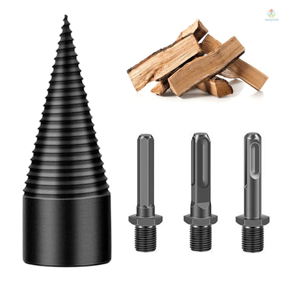 Bộ 3 Mũi Khoan Gỗ Đầu Lục Giác Vuông Tròn 32mm Thay Thế Cho Máy Khoan Điện