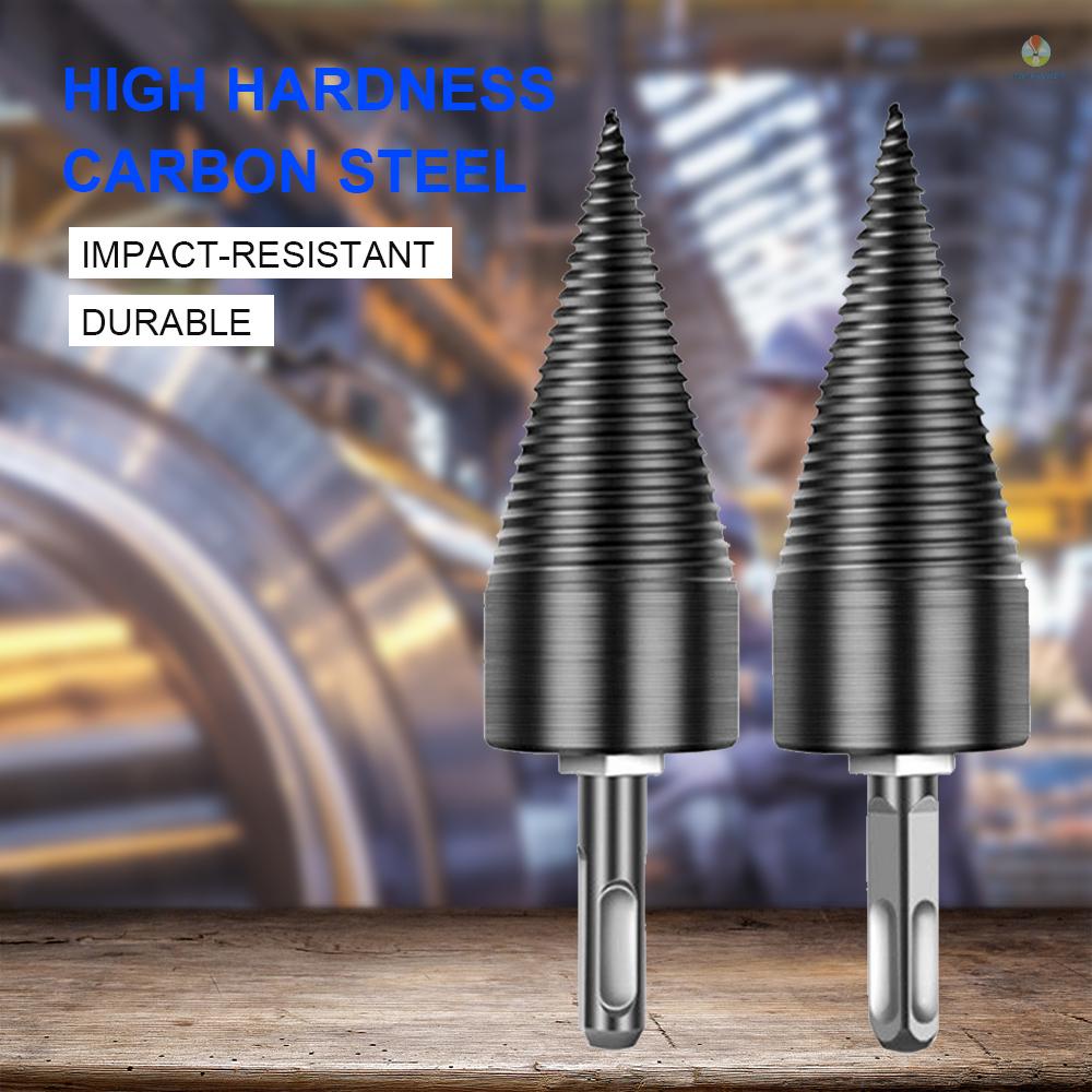 Mũi Khoan Gỗ Hình Nón 42mm Kèm 3 Trục Có Thể Tháo Rời (Tròn, Vuông, Lục Giác)