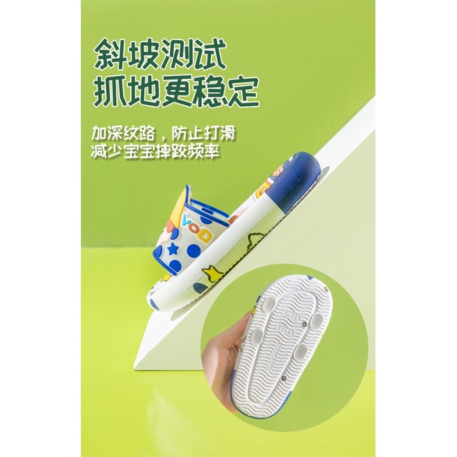 Dép Đi Trong Nhà Đế Mềm Chống Trượt Họa Tiết Hoạt Hình Thời Trang Mùa Hè Cho Bé