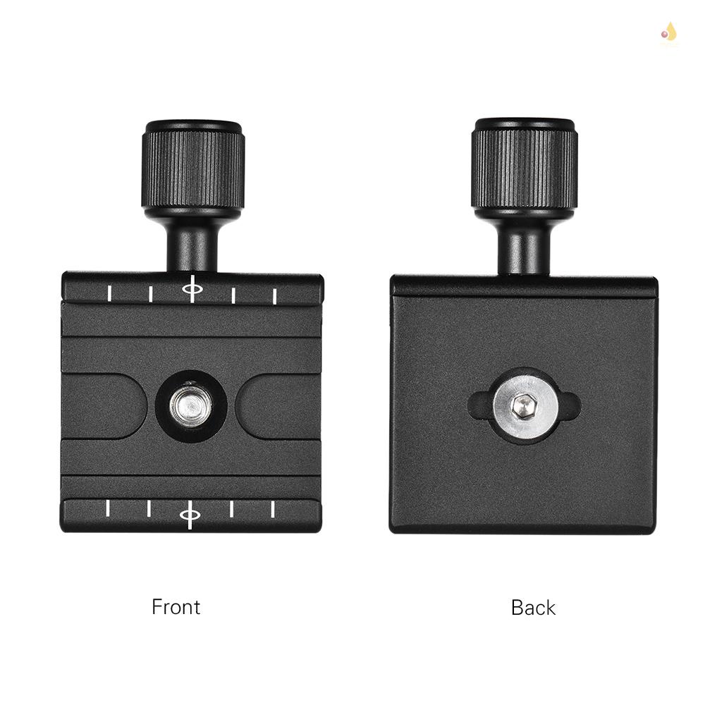 Đĩa Gắn Máy Ảnh Andoer QR-50 Tháo Lắp Nhanh Với Mức Bong Bóng Tích Hợp Cho Arca Swiss RRS Wimberley Tripod Head