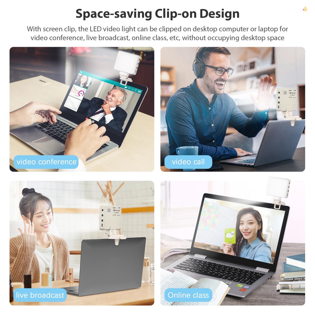 Đèn LED Video Bỏ Túi 5 Cấp Độ Sáng 5600K Cr9600K Crivn (mynivn) NiceFoto SL-60B Có Thể Điều Chỉnh Được