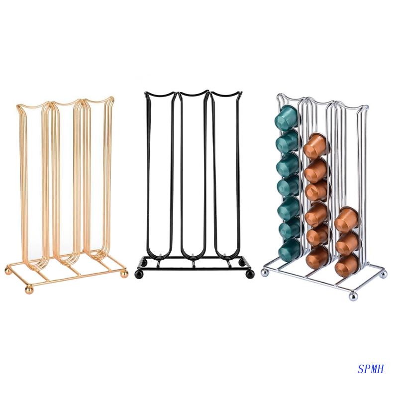 Giá Đỡ Đựng Viên Nang Cà Phê Hai Mặt Bằng Kim Loại Dành Cho Nhà Bếp Văn Phòng