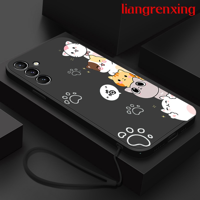 Ốp Điện Thoại Silicon Mềm Chống Sốc In Hình Mèo Hoạt Hình Cho samsung a14 4g samsung a14 5g a14e YTDZMM02