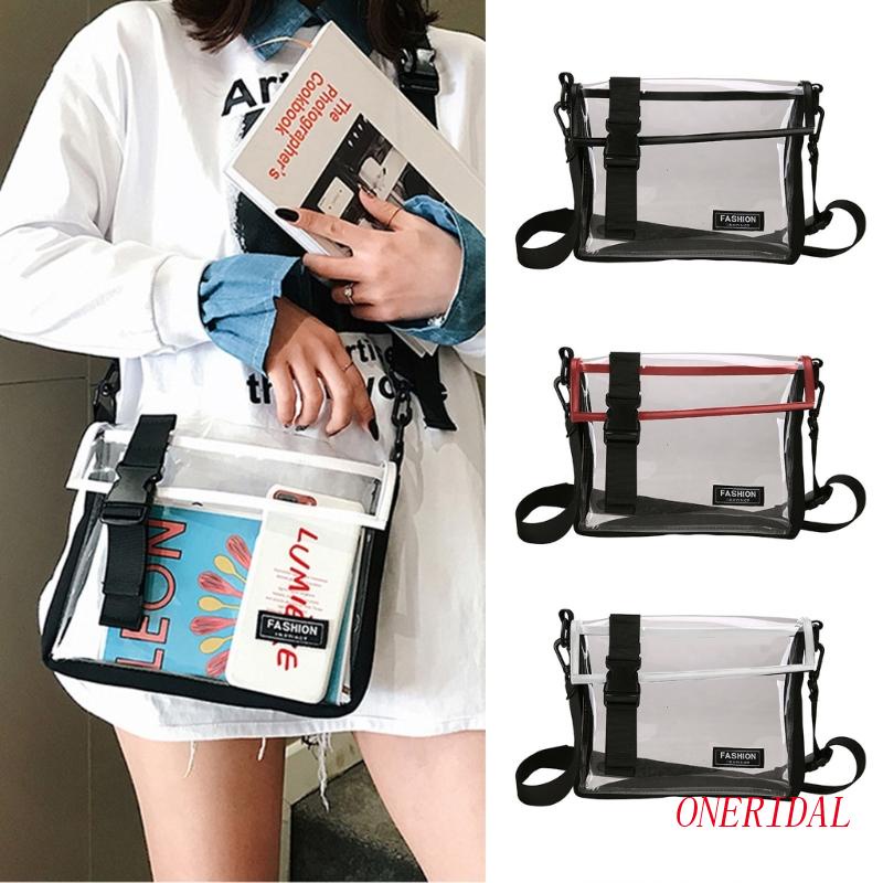 Túi Đeo Chéo Trong Suốt Phong Cách Thể Thao Thời Trang Cho Nữ